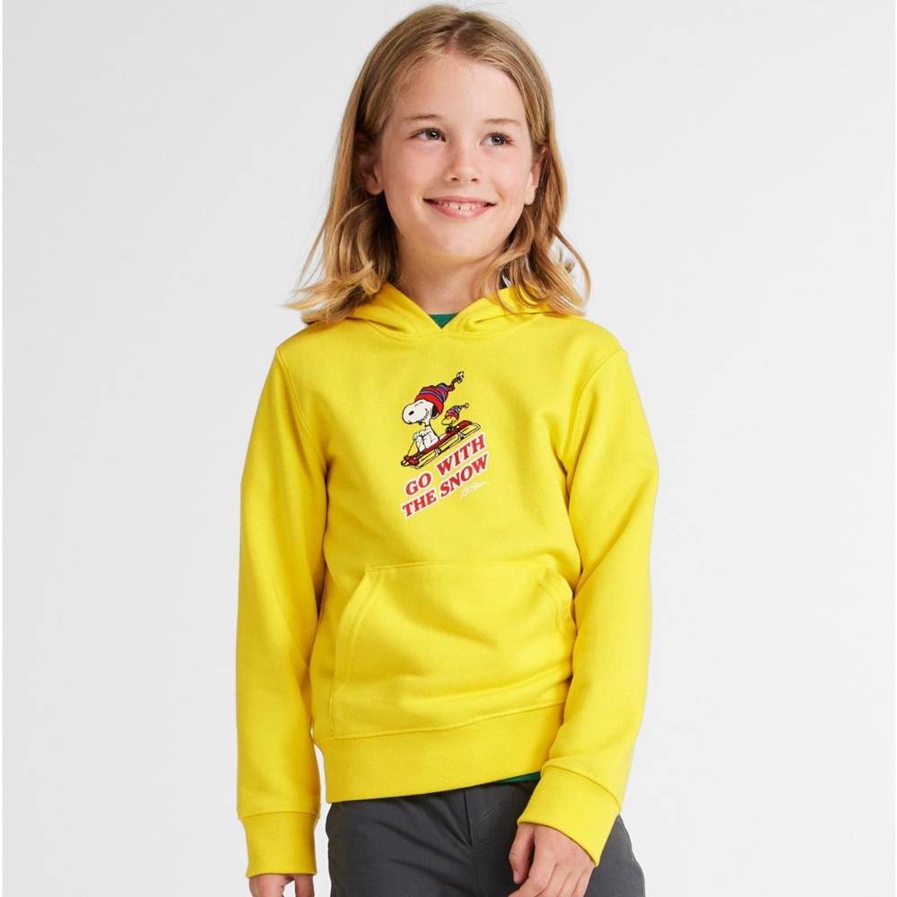 LL Bean x Peanuts Go with the Snow hoodie sweatshirt